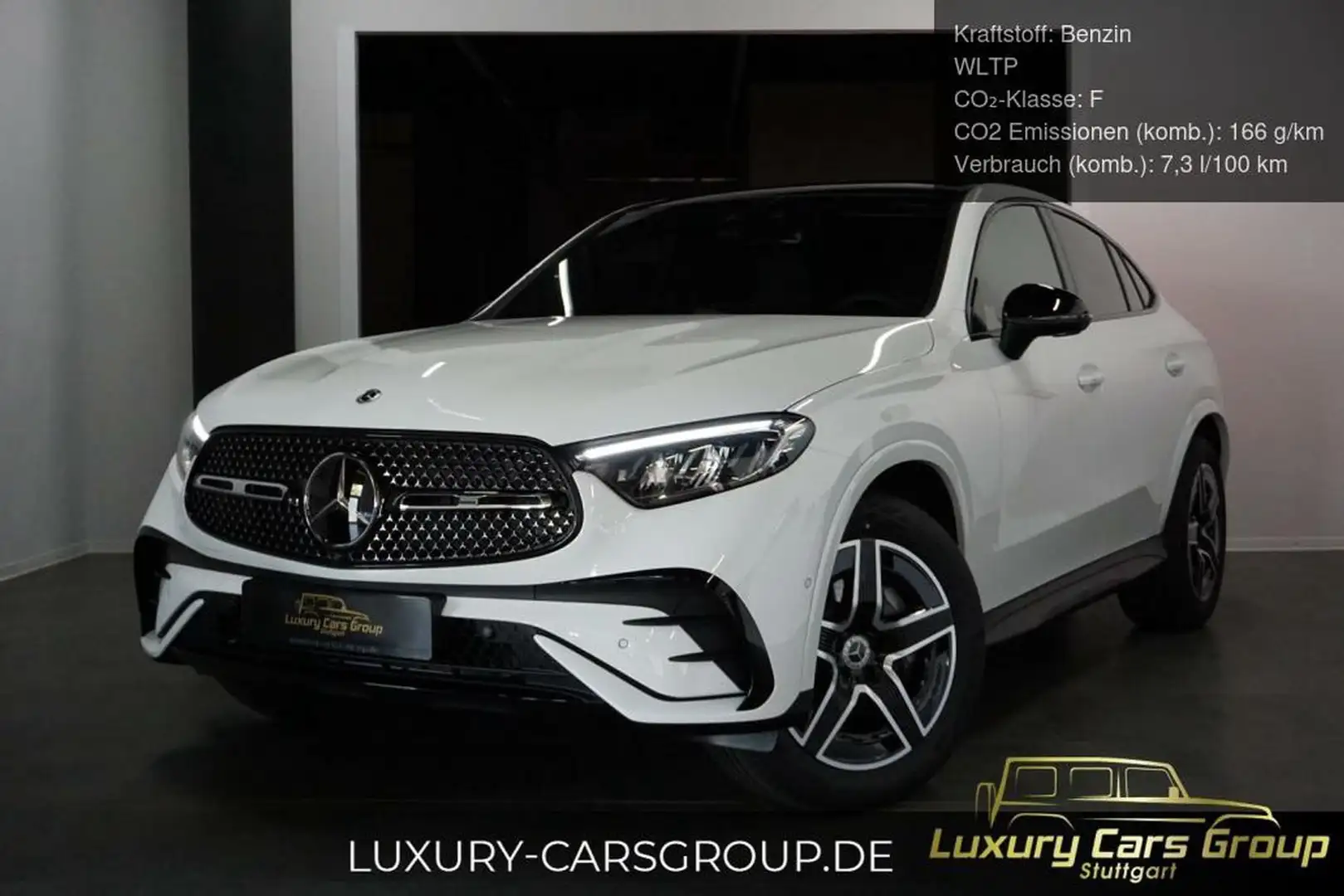 Mercedes-Benz GLC 200 Coupe 4Matic AMG-Night-Burm-Pano-360°-25 Blanc - 1