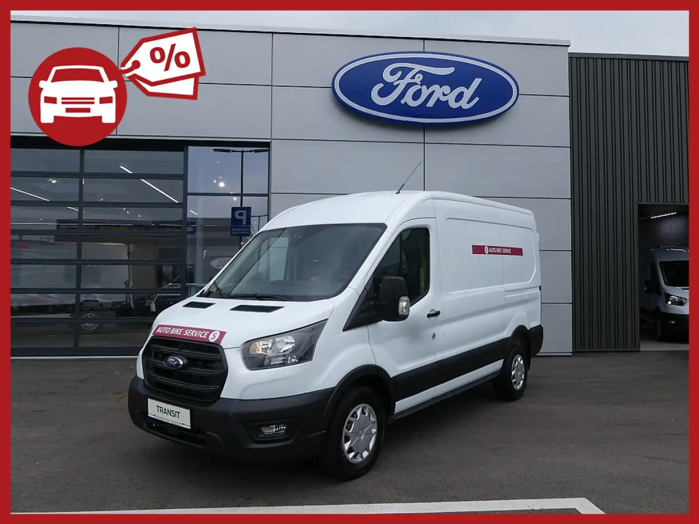 Ford Transit Transit Kasten 2,0 EcoBlue L2H2 350 Trend  | FO... Weiß - 1
