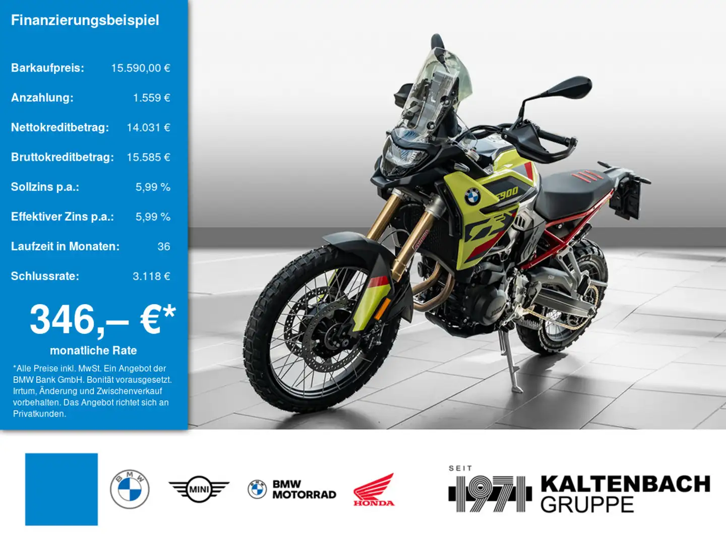 BMW F 900 GS DYNAMIC-P. GRIFFHEIZUNG LED Žlutá - 1