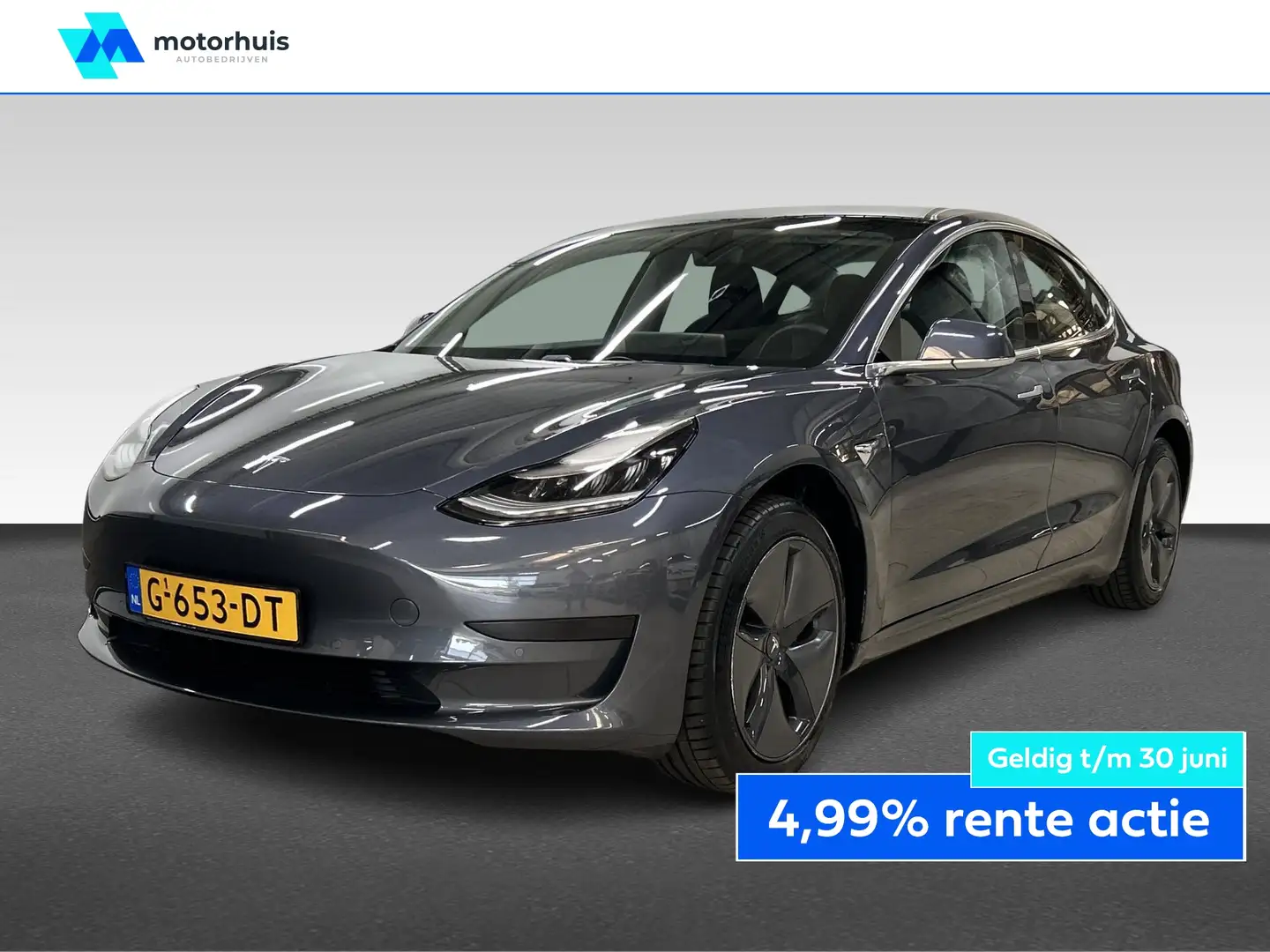 Tesla Model 3 60KWH STANDARD PLUS RWD Grijs - 1