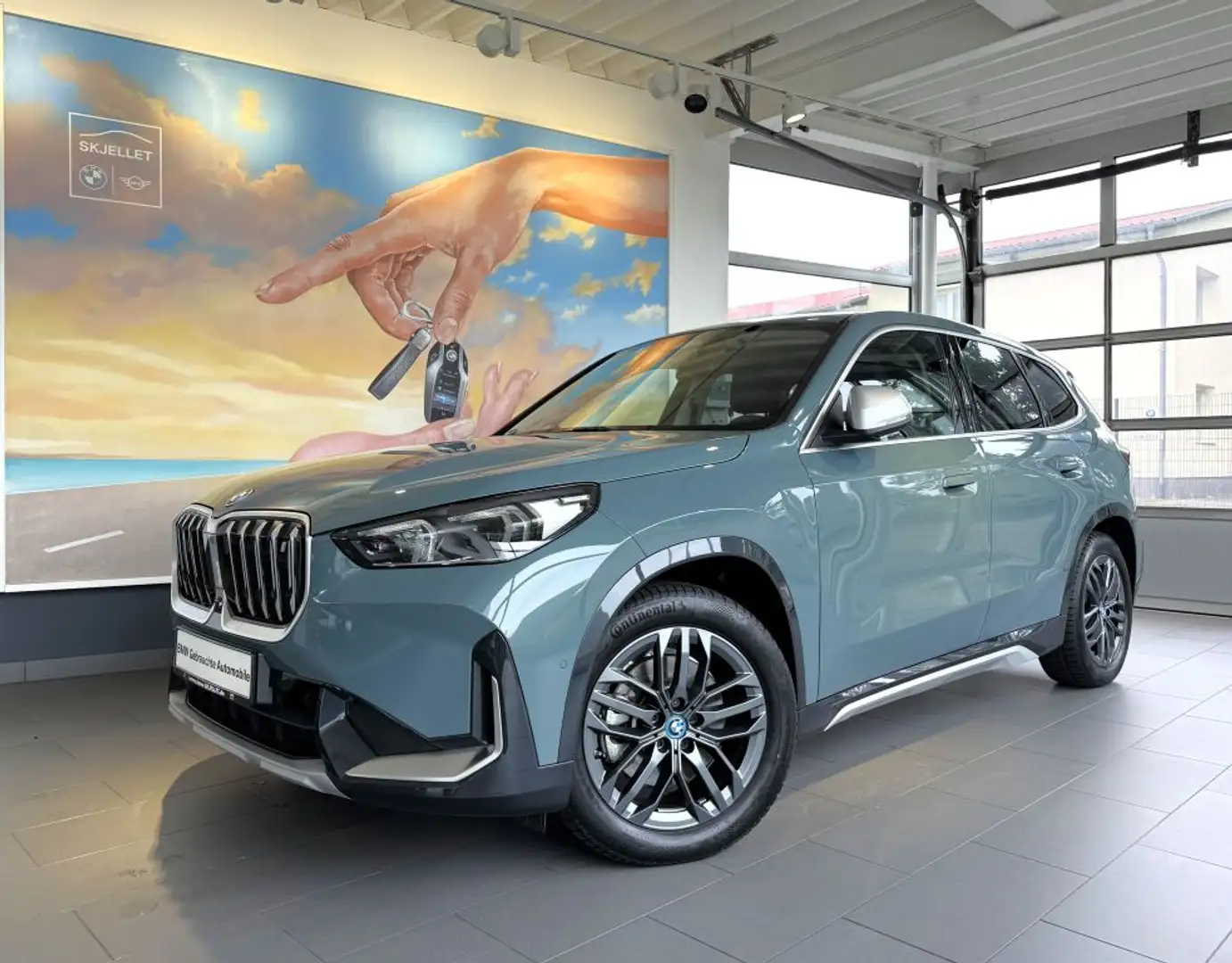 BMW iX1 xDrive30 xLine KAM+KOMF+ACC+AHK+SPUR+AL+MEMO Grün - 1