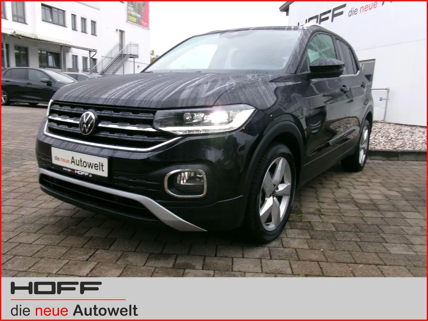 Volkswagen T-Cross 1.0 TSI Style AHK SHZ Einparkhilfe Allwetter LED Noir - 2