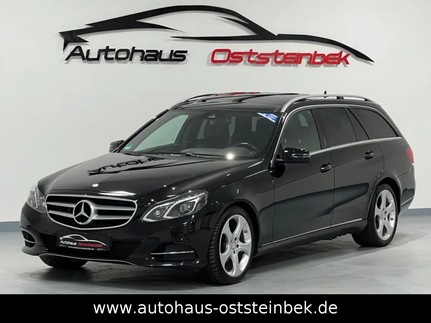Mercedes-Benz E 200 T CGI BLUEEFFICIENCY/PANO/NAVI/LED/PDC/AHK Negro - 1