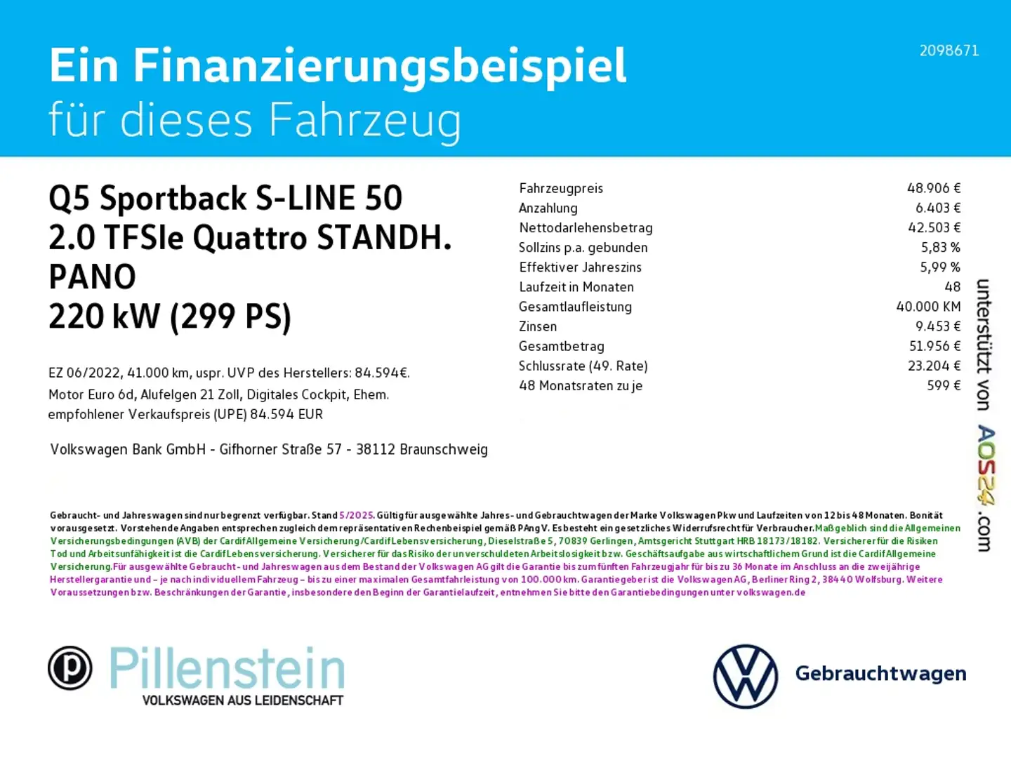 Audi Q5 Sportback S-LINE 50 2.0 TFSIe Quattro STANDH. PANO Weiß - 2