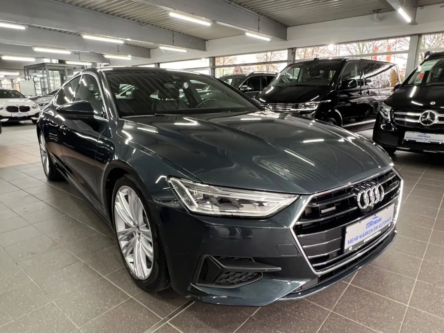 Audi A7 SB 45 TDI quattro S Line Sport Nachtsicht+Pan Blau - 2
