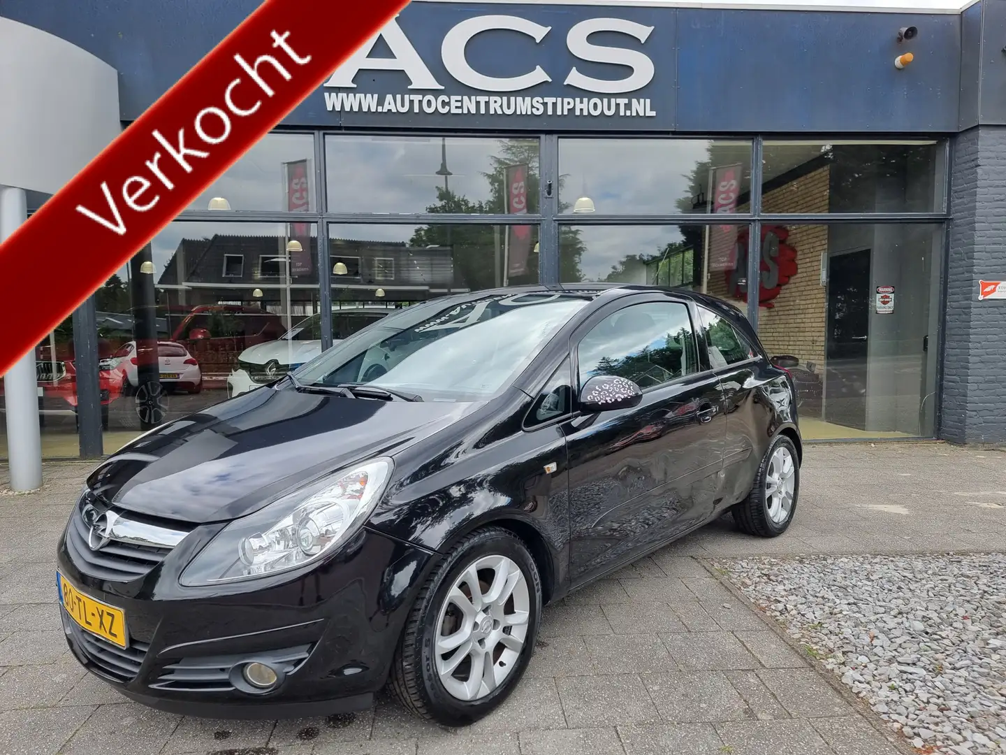 Opel Corsa 1.4-16V Business Sport zijschade Czarny - 1