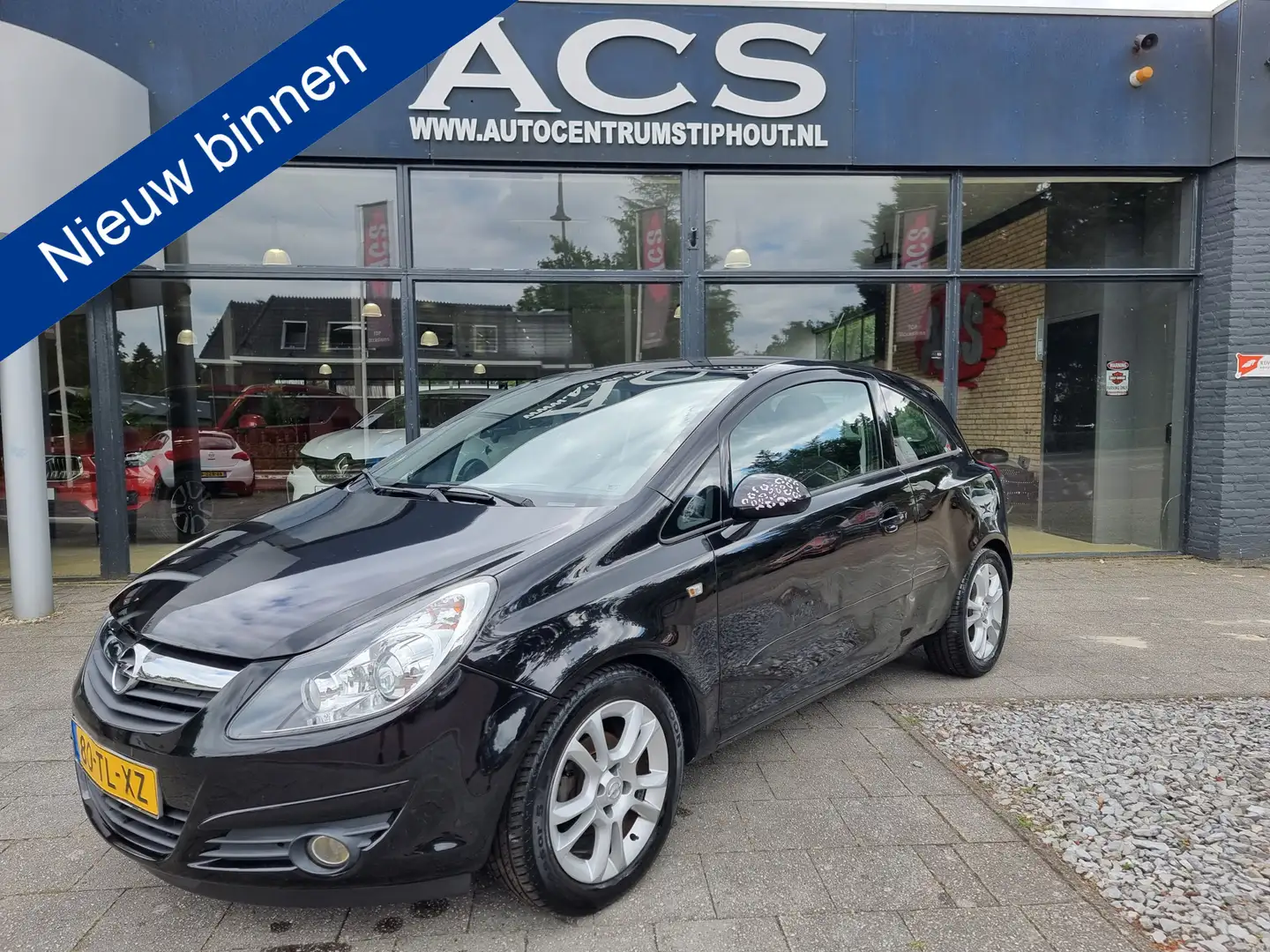 Opel Corsa 1.4-16V Business Sport zijschade Noir - 1