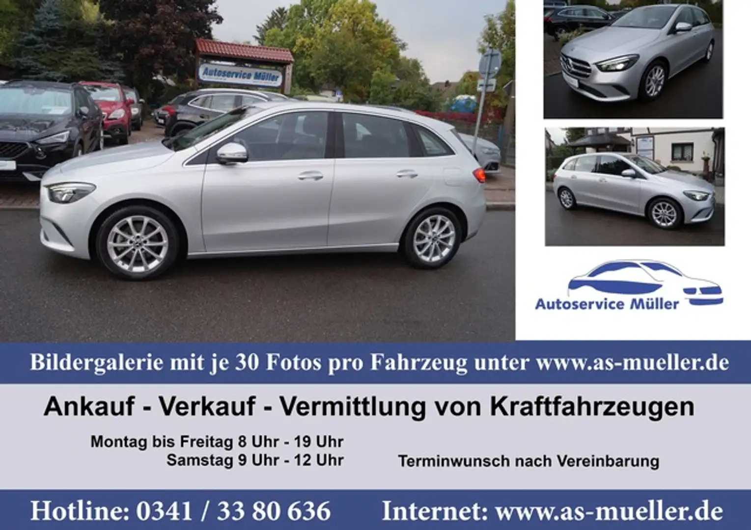 Mercedes-Benz B 200 Edition Kamera-LED-VZ-Spurh.-Allwetter-Tot Argent - 1
