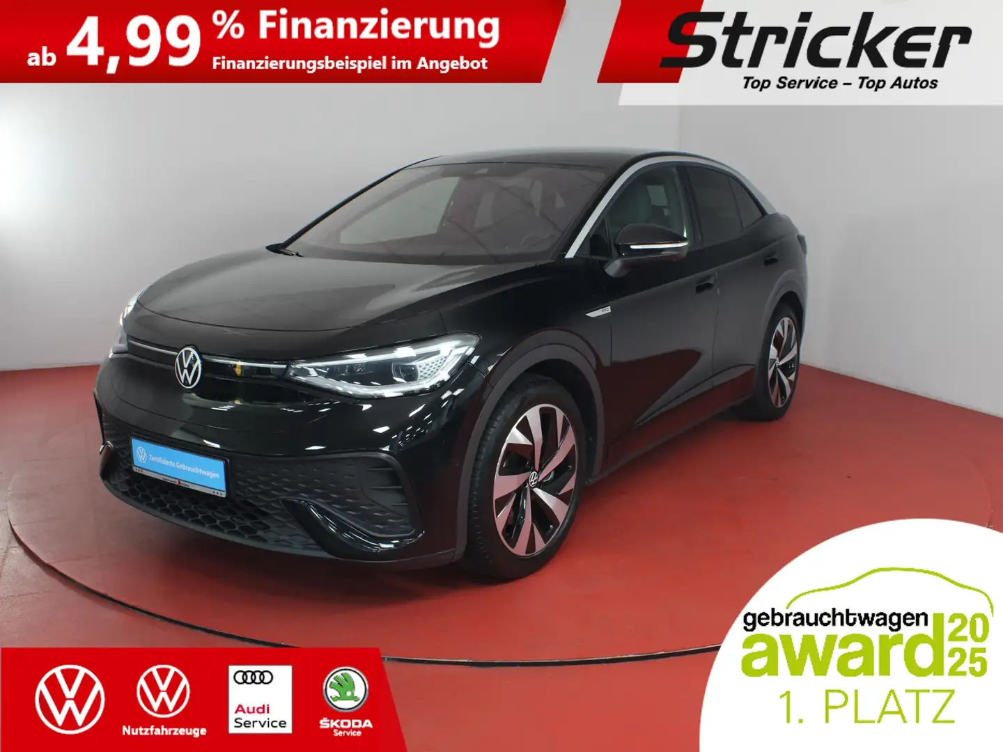 Volkswagen ID.5 Pro Performance 150/77 275,-ohne Anzahlung IQ.Lig Schwarz - 2