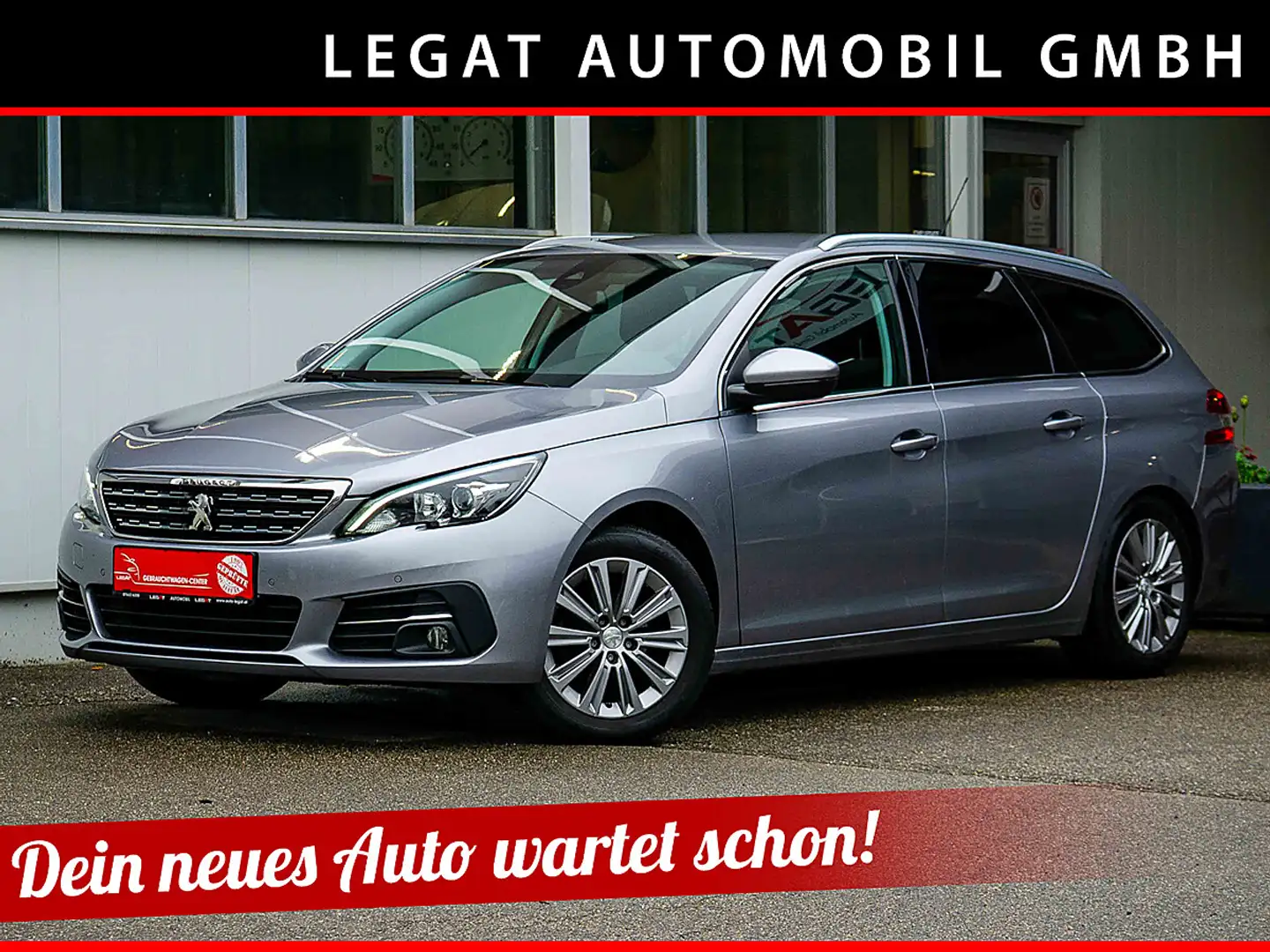 Peugeot 308 SW 1,5 BlueHDI 130 Active S&S *AHV*NAVI* Grau - 1