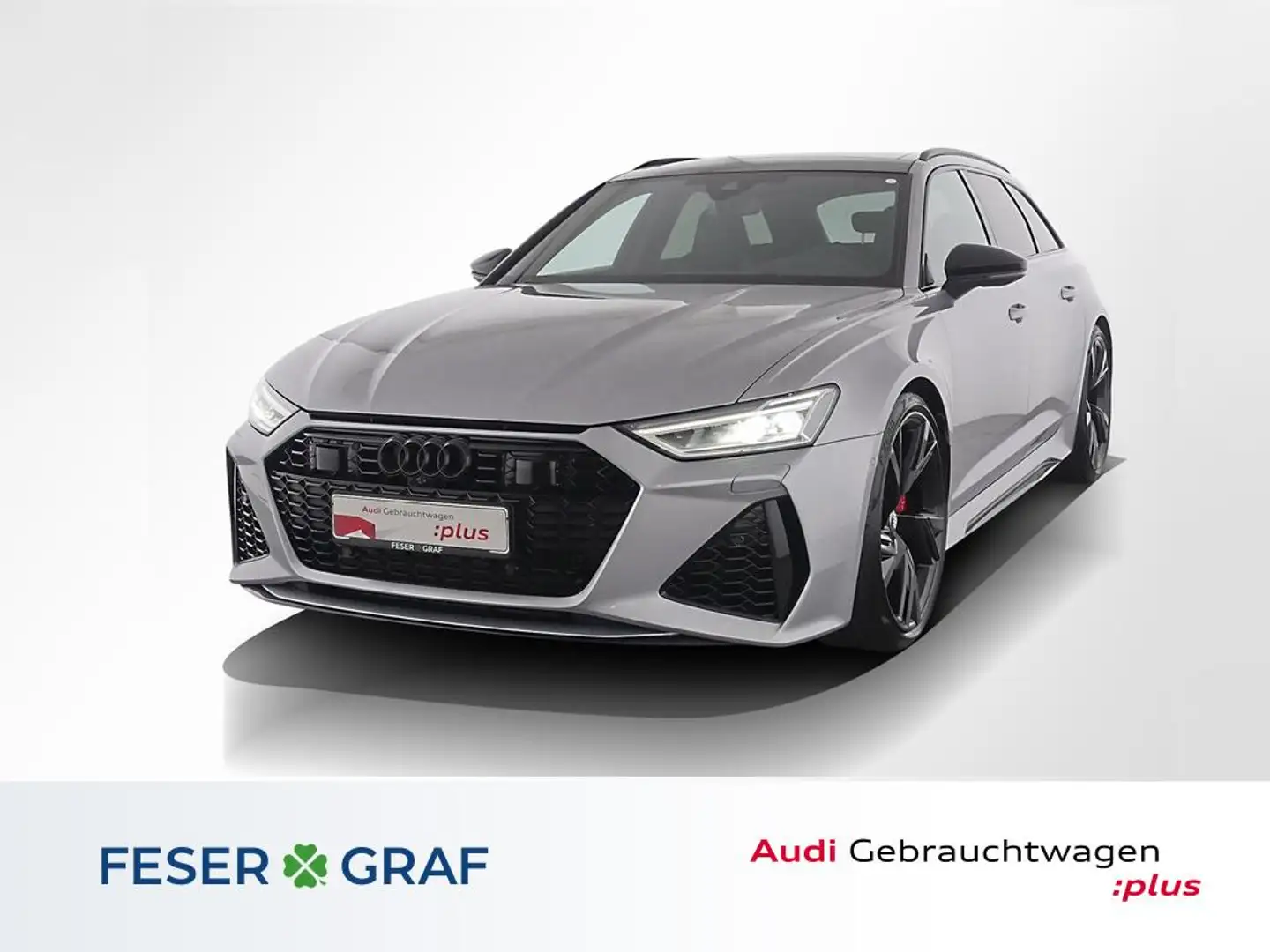 Audi RS6 Avant /Pano/StaHz/HUD/Keramik/AGA/305kmh/Dyn Silber - 1