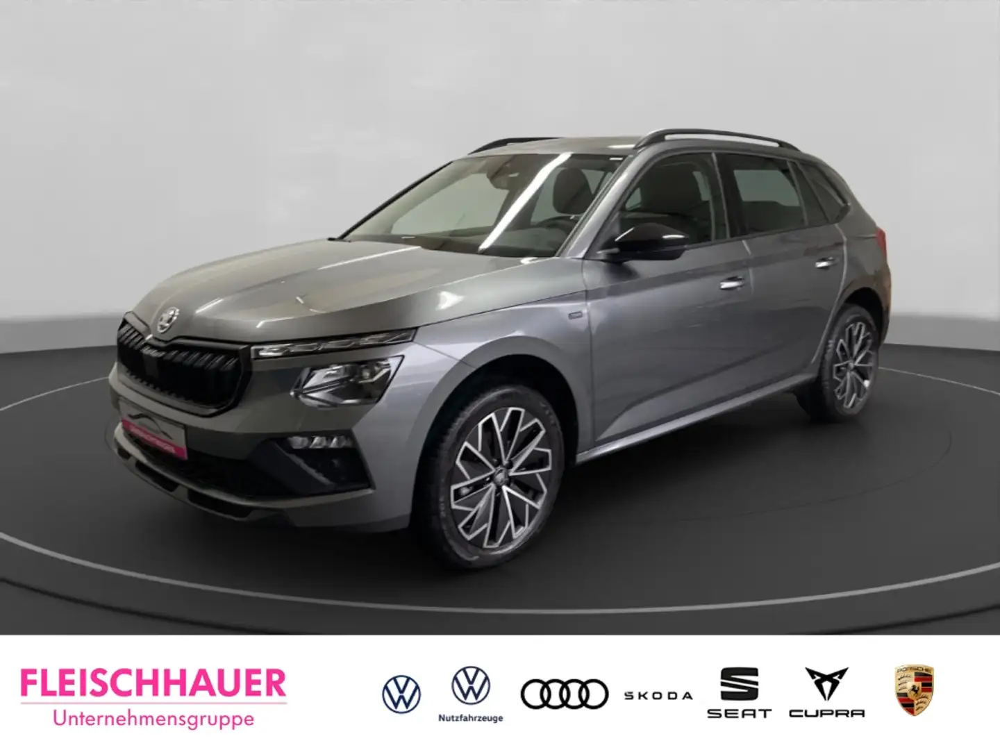 Skoda Kamiq 1.5 TSI Selection LED Keyless Navi CarPlay DAB Tel Grau - 1