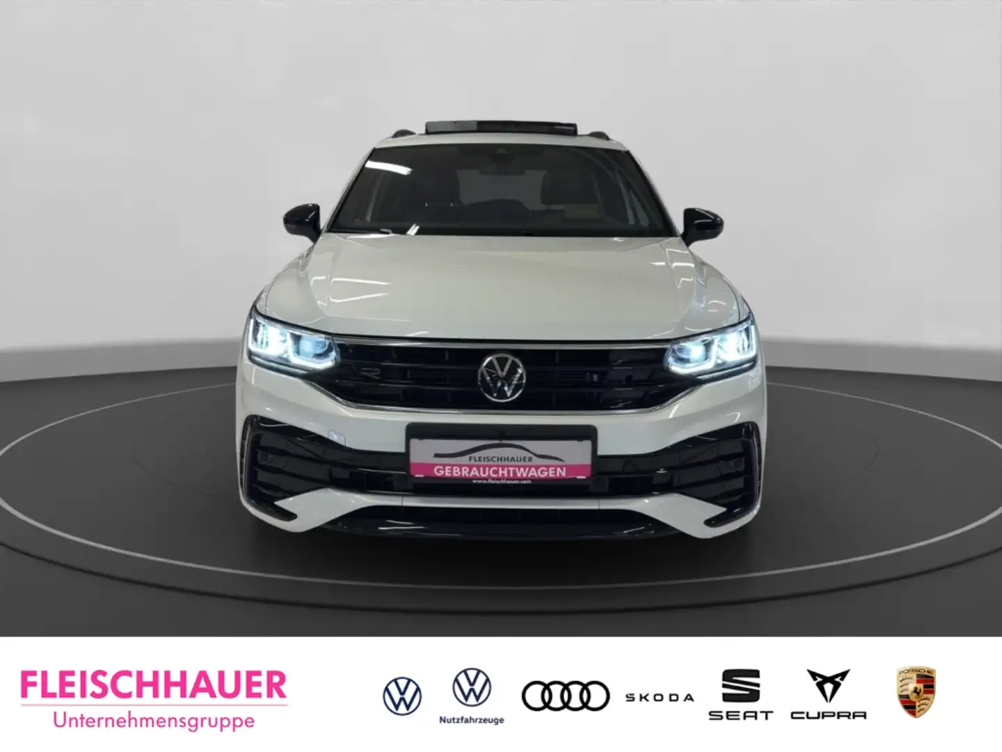 Volkswagen Tiguan R-Line 2.0 TDI 4M Matrix+Navi+Pano+20''+H&K+Stdhzg Blanc - 2