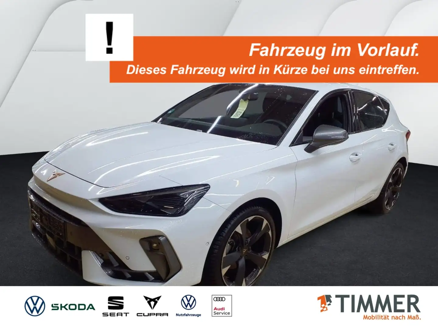 CUPRA Leon 1.5 eTSI DSG +LED +ACC +RKAM +NAVI +SHZ +18" +APP Weiß - 1