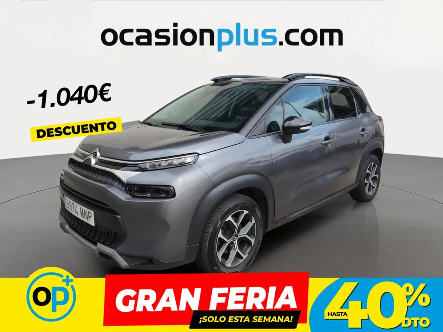 Citroen C3 Aircross Puretech S&S Plus 110 Gris - 1
