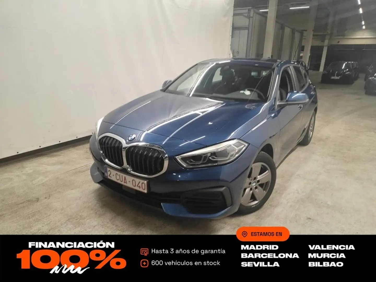 BMW 116 116d Bleu - 1