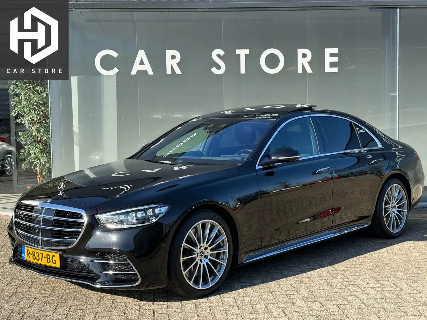 Mercedes-Benz S 400 400d 4MATIC AMG Line Achteras|Softclose|Massage Schwarz - 1
