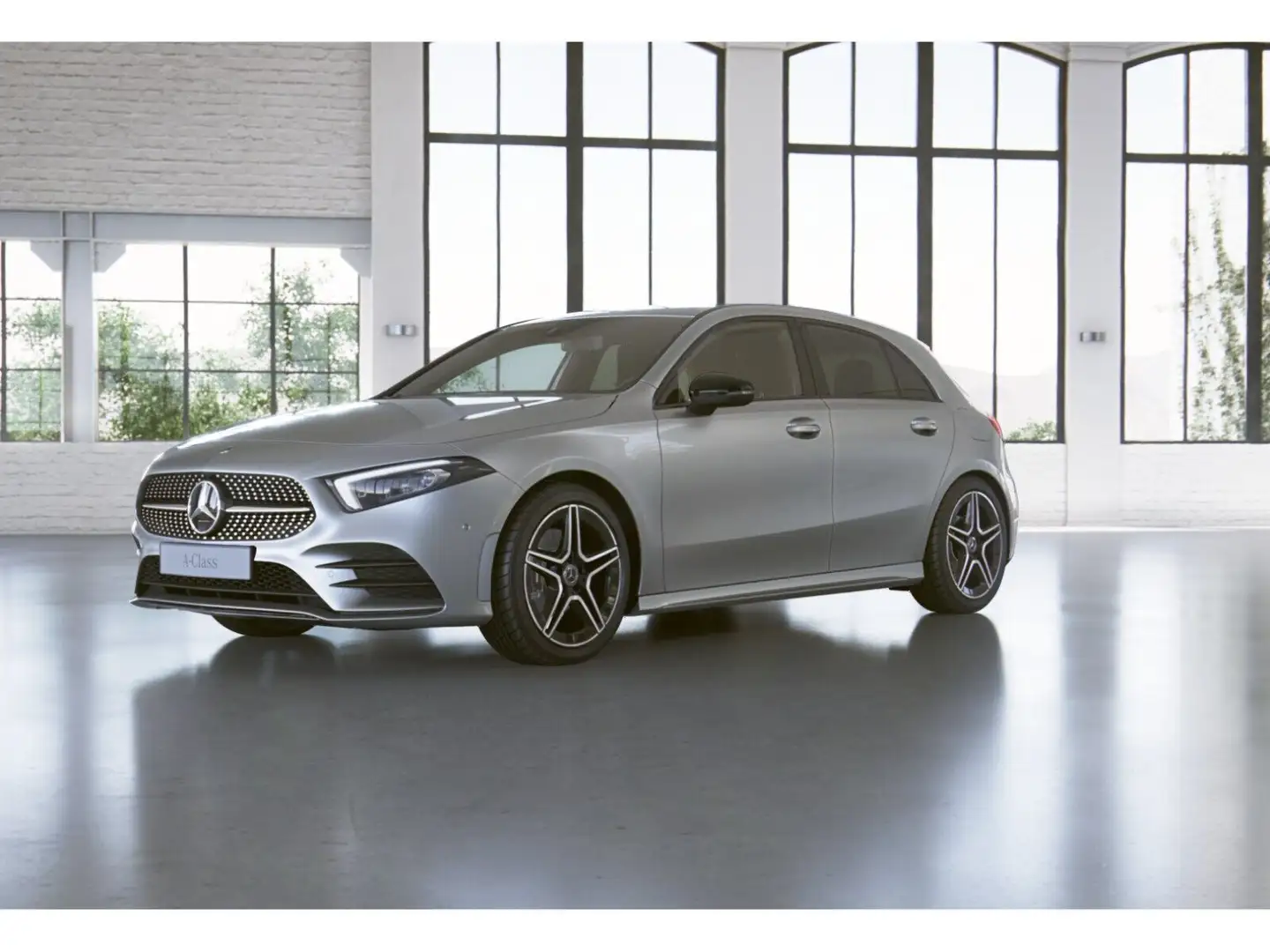Mercedes-Benz A 180 d Kompaktlimousine AMG Line, Night Paket Silber - 2