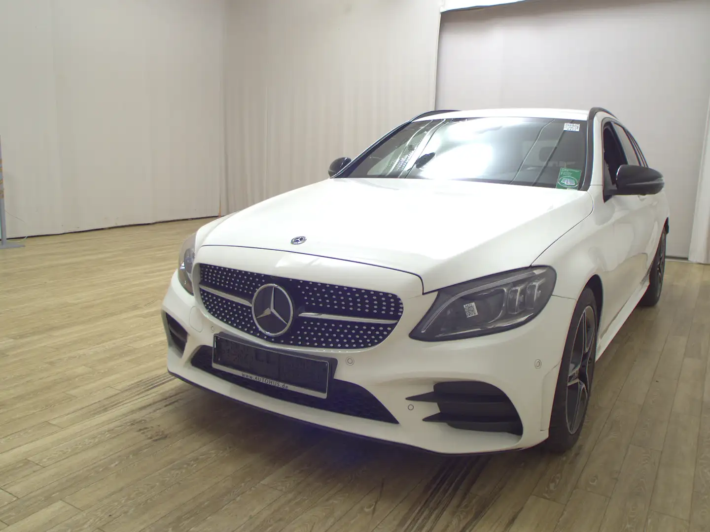 Mercedes-Benz C 400 T 4M AMG-Line Night Navi MB-LED Burmester Alb - 2