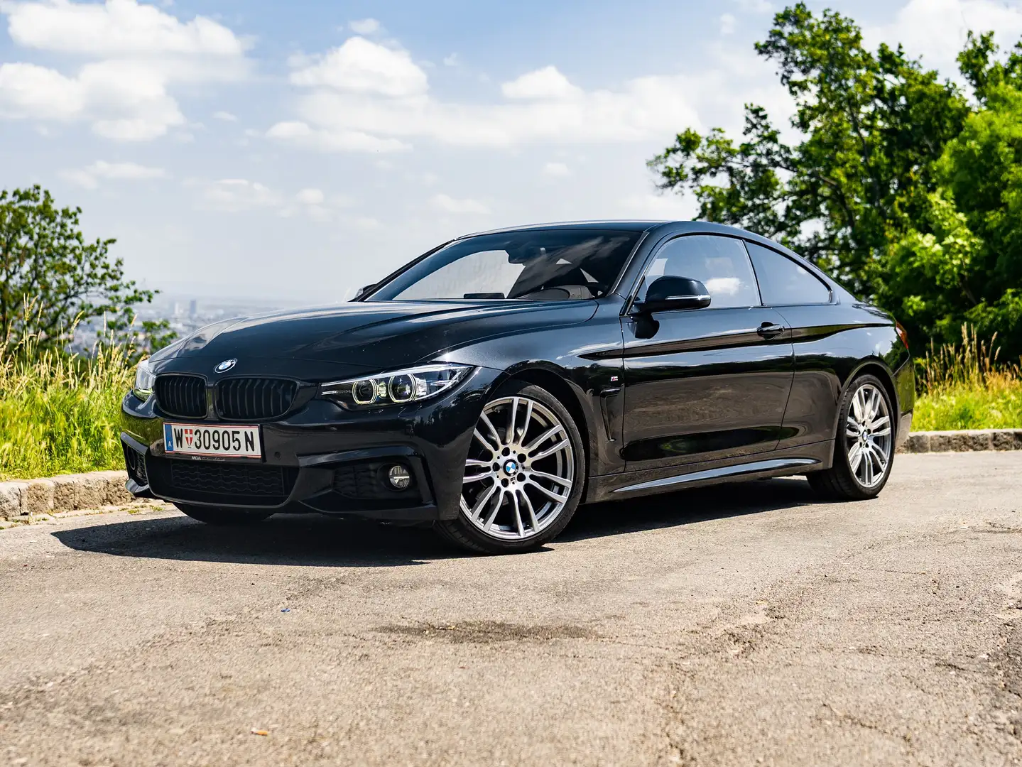 BMW 420 420i Coupe Aut. Schwarz - 2