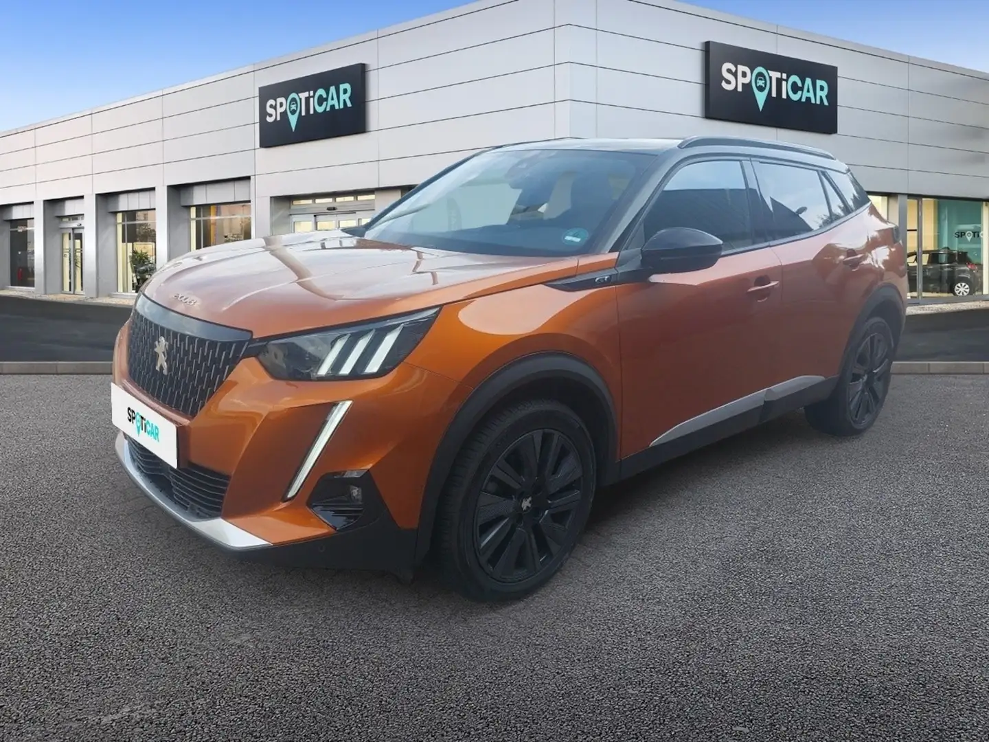 Peugeot 2008 GT 155 EAT8 Schiebedach/ 18 LM/ Focal Orange - 1