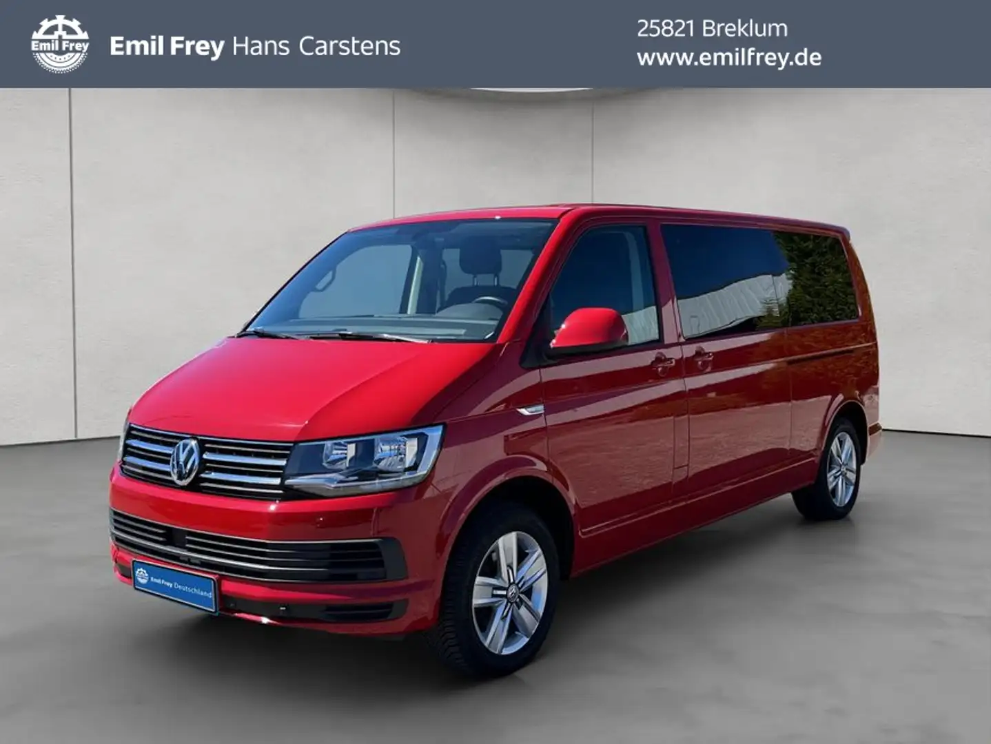Volkswagen T6 Caravelle 2,0 TDI Comfort. LR Rollstuhlgerecht Rot - 1