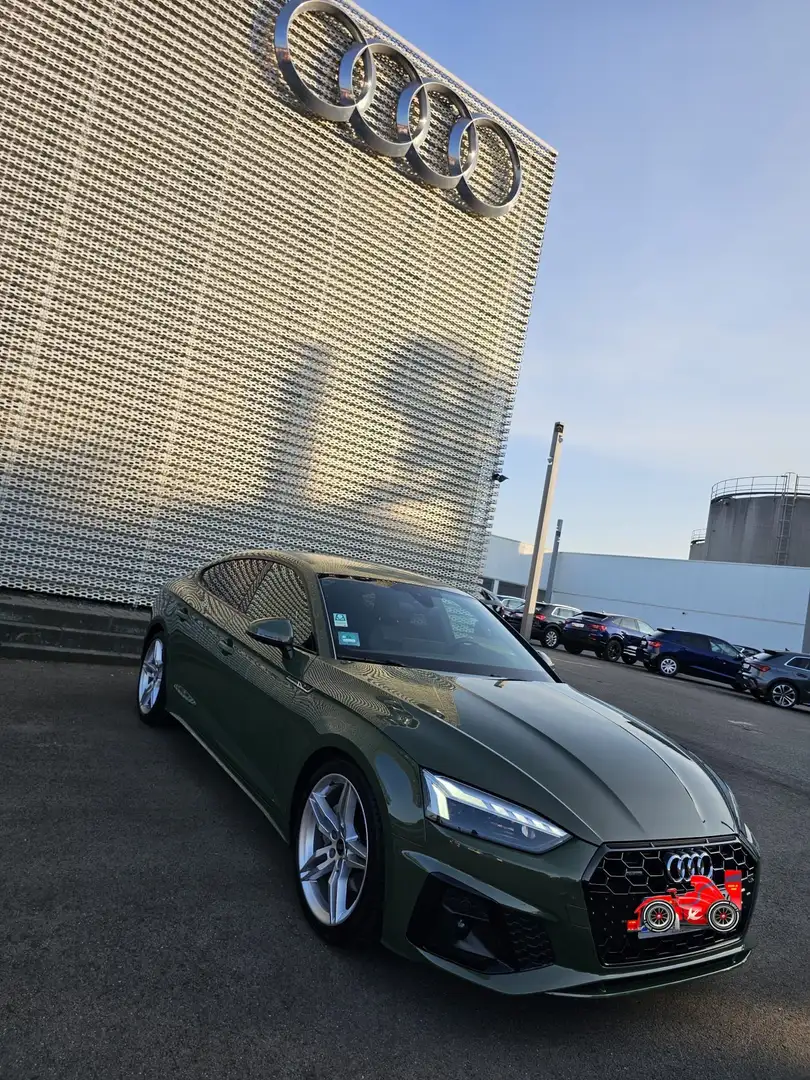Audi A5 40 TDI quattro S line Grün - 1
