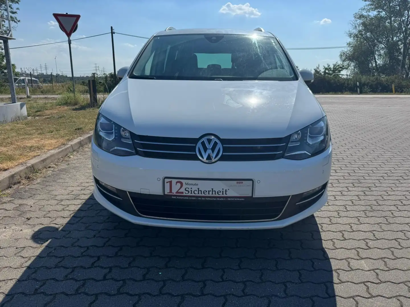 Volkswagen Sharan Highline BMT DSG Blanc - 2