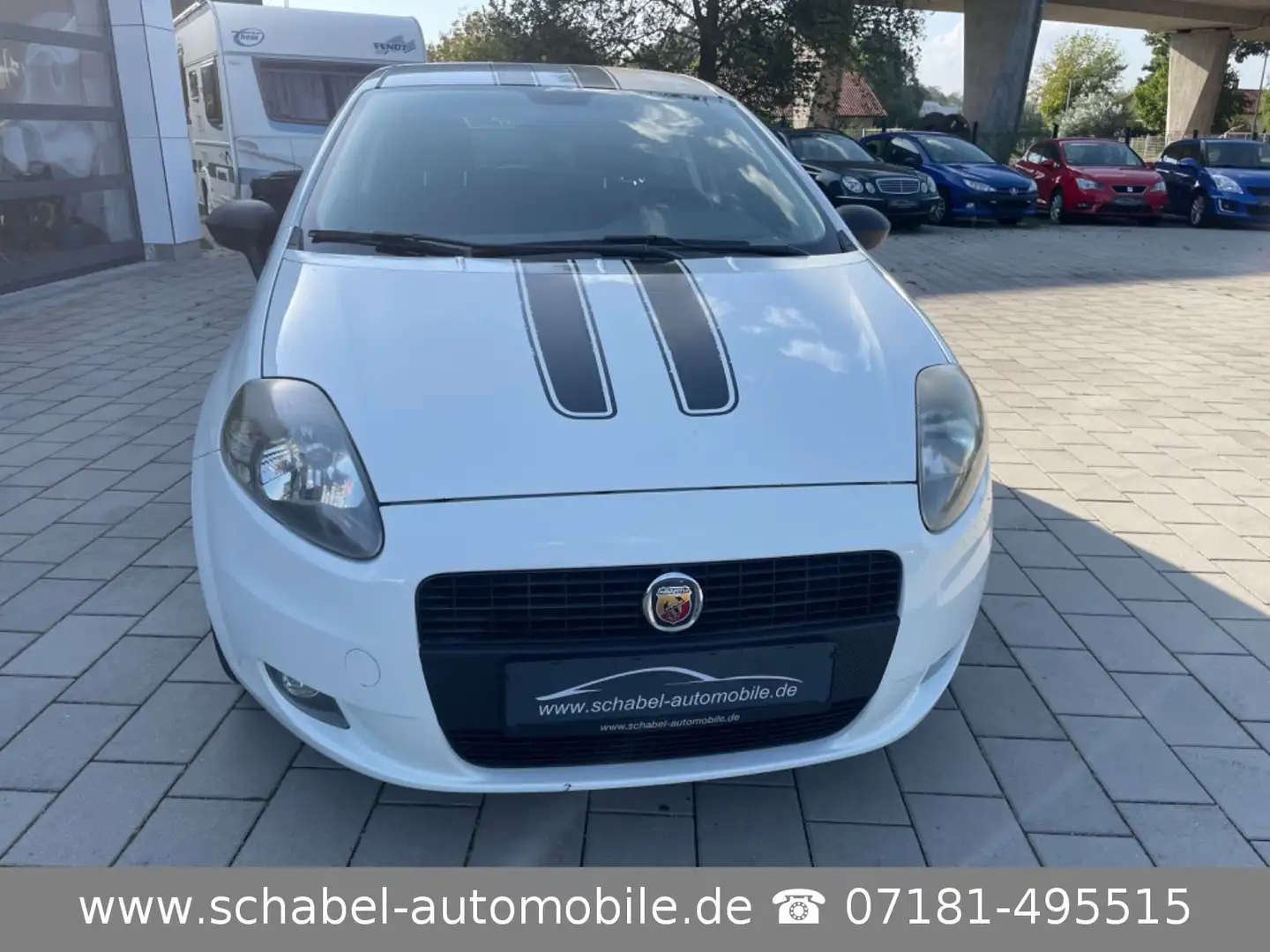 Fiat Grande Punto 1.4 16V Turbo Sport 151PS KW-Gew.fw Biały - 2