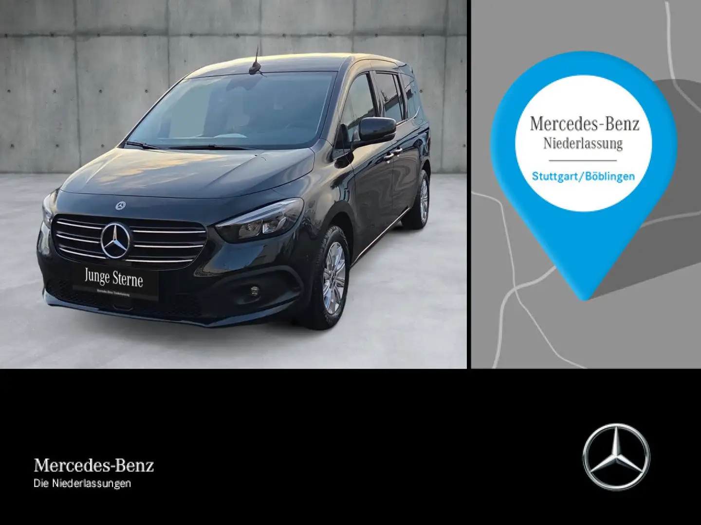 Mercedes-Benz T-Klasse T 180 Lang EDITION+PROGRESSIVE+Klimaautom+Navi+PTS Schwarz - 1