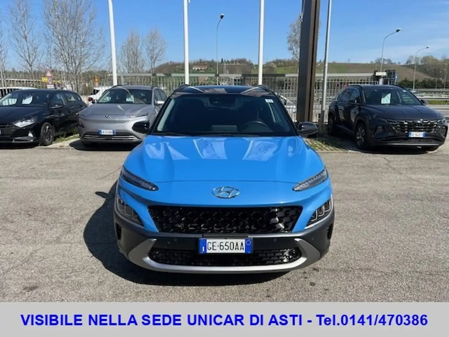 Hyundai KONA 1.0 T-GDI 48V Xline   120 CV imt Bleu - 2