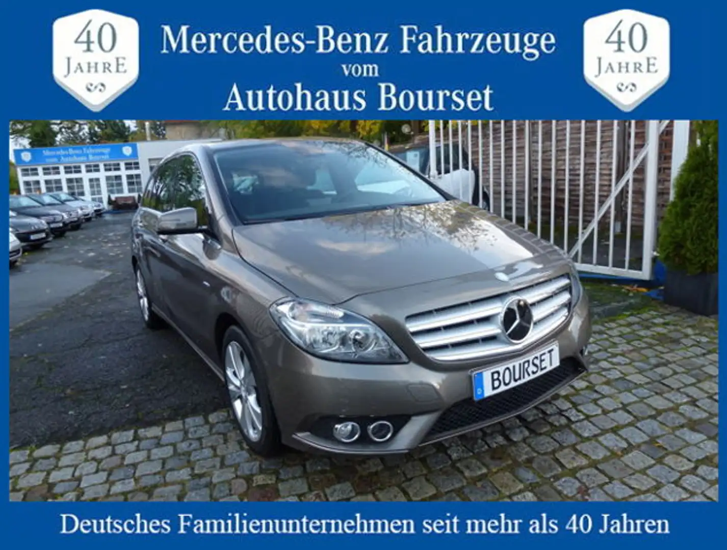 Mercedes-Benz B 200 Autom-Klima-erst 52.000KM-Sitzheizung Rückfahrkam Grau - 1
