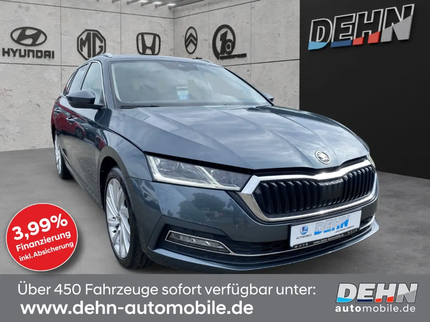 Skoda Octavia Combi 1.5 TSI Style Columbus Cam LED SHZ Grau - 1