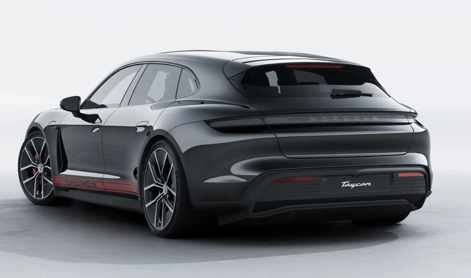Porsche Taycan 4S Sport Turismo Schwarz - 2