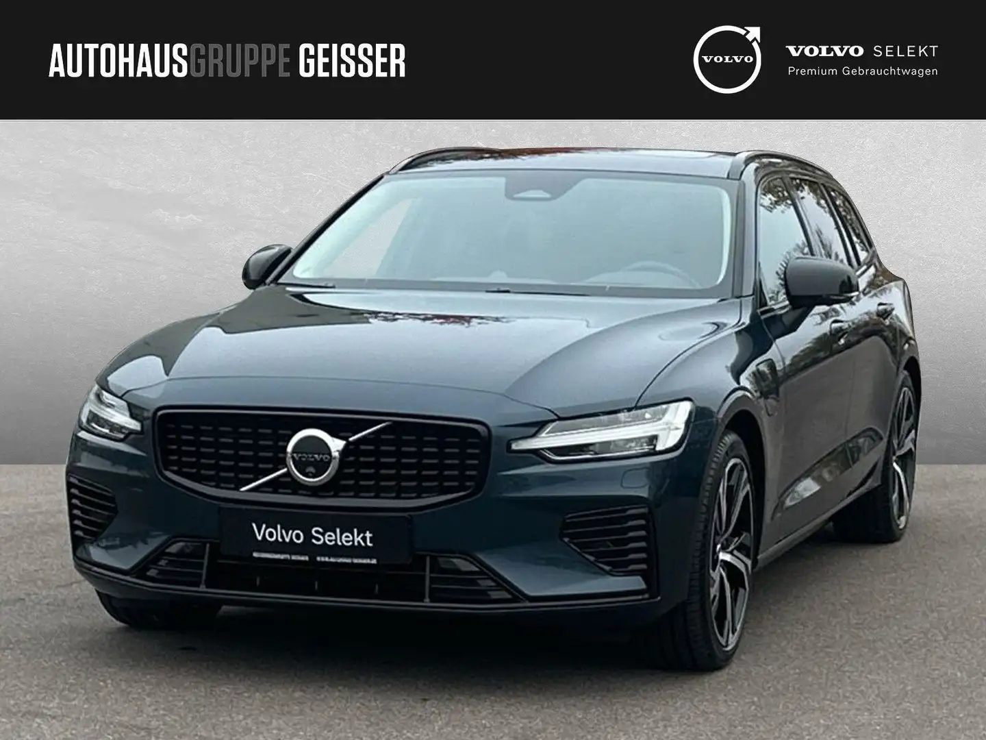 Volvo V60 T8 AWD Ultra Dark AHK ACC BLIS HUD Bleu - 1