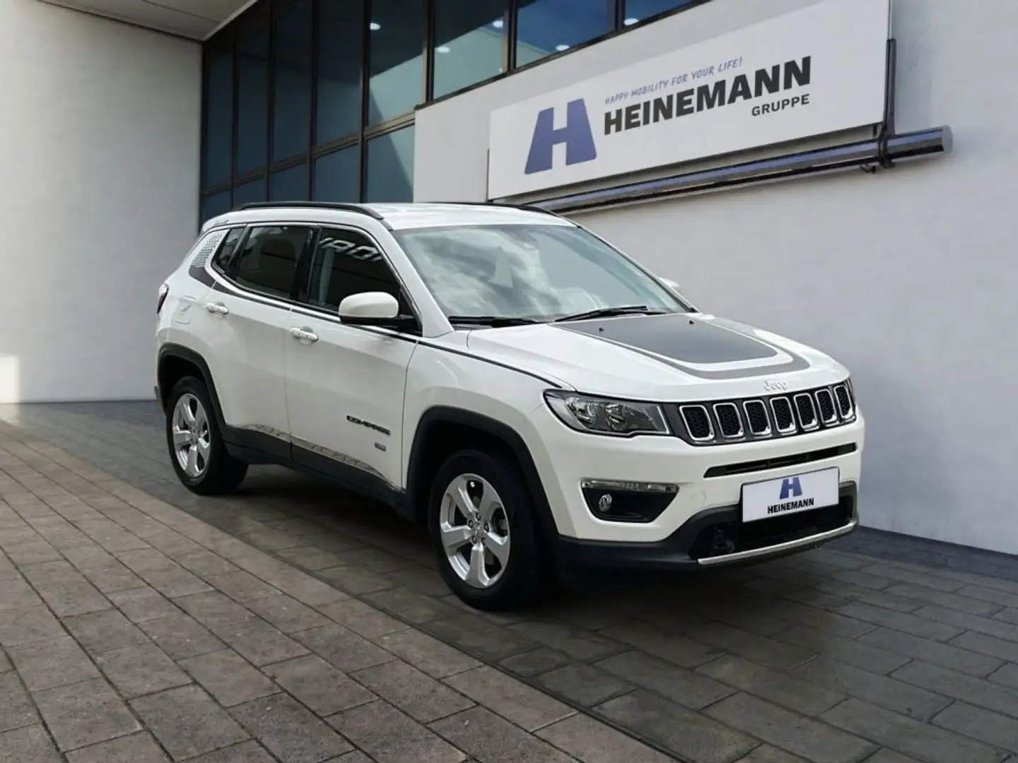 Jeep Compass AHK Top gepflegt Weiß - 2