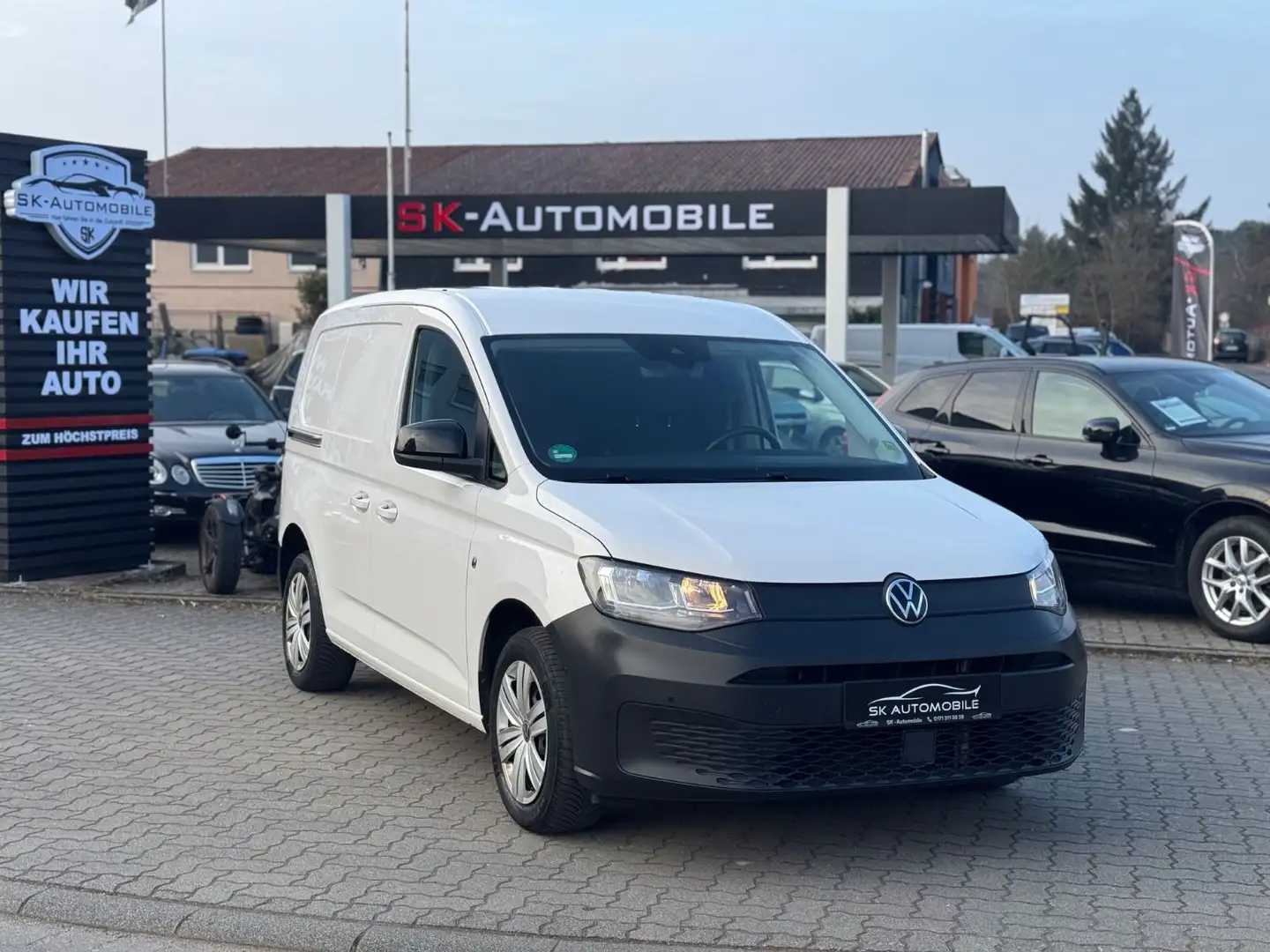 Volkswagen Caddy 2.0TDI 1.HND/DSG/VIRTUAL/ACC/LANE/TOTW/AHK Weiß - 1