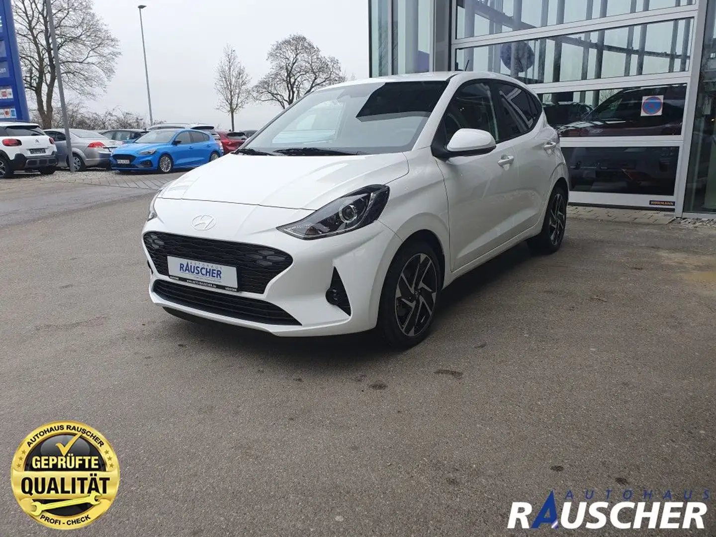 Hyundai i10 1.2 Prime (AC3) Blanc - 1