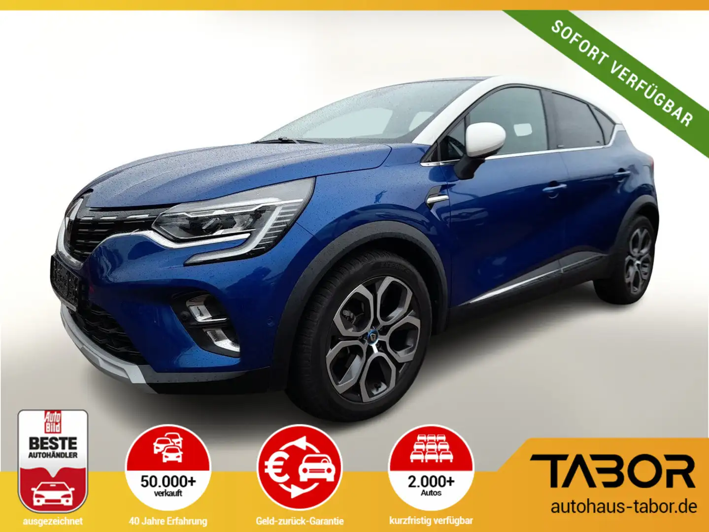 Renault Captur II 1.6 E-TECH 160 Aut. Ed. One SchiebD Blau - 1