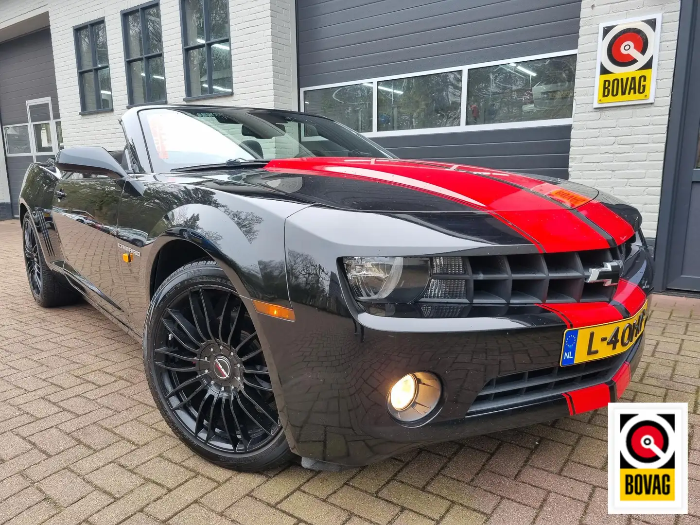 Chevrolet Camaro USA 3.6 V6 Aut. Cabrio 328pk. / 20 INCH Fekete - 1