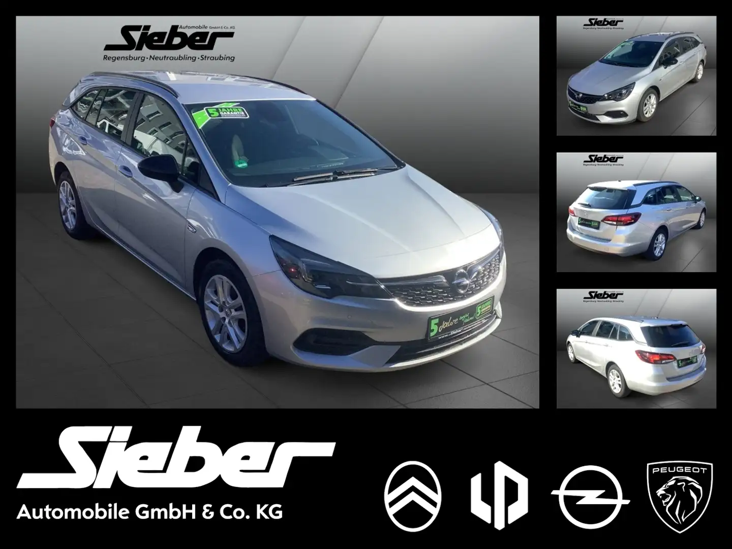 Opel Astra K ST 1.4 Turbo Active *PDC*Sitzheizung* Zilver - 1
