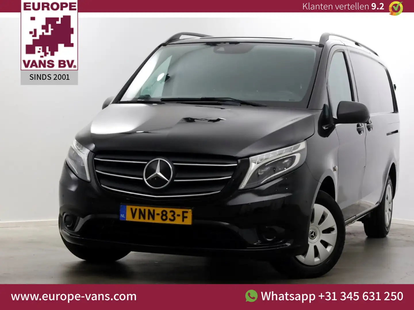 Mercedes-Benz Vito 114 CDI 136pk Lang 9G Automaat LED/Camera/2x Schui Noir - 1