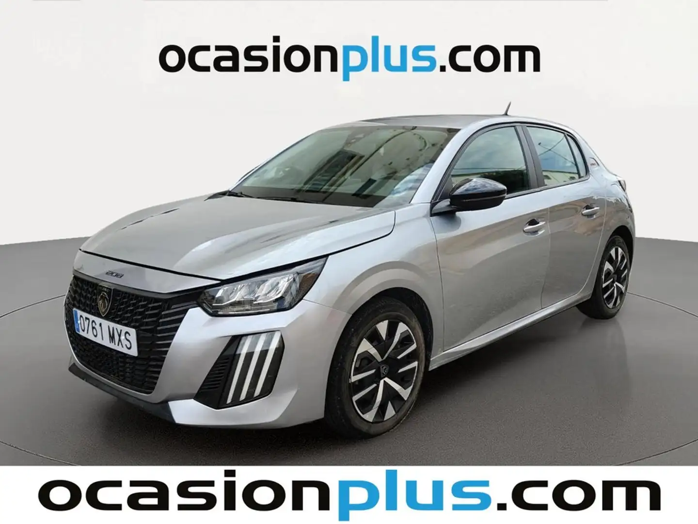 Peugeot 208 1.2 Hybrid Style e-DCS6 100 Gris - 1