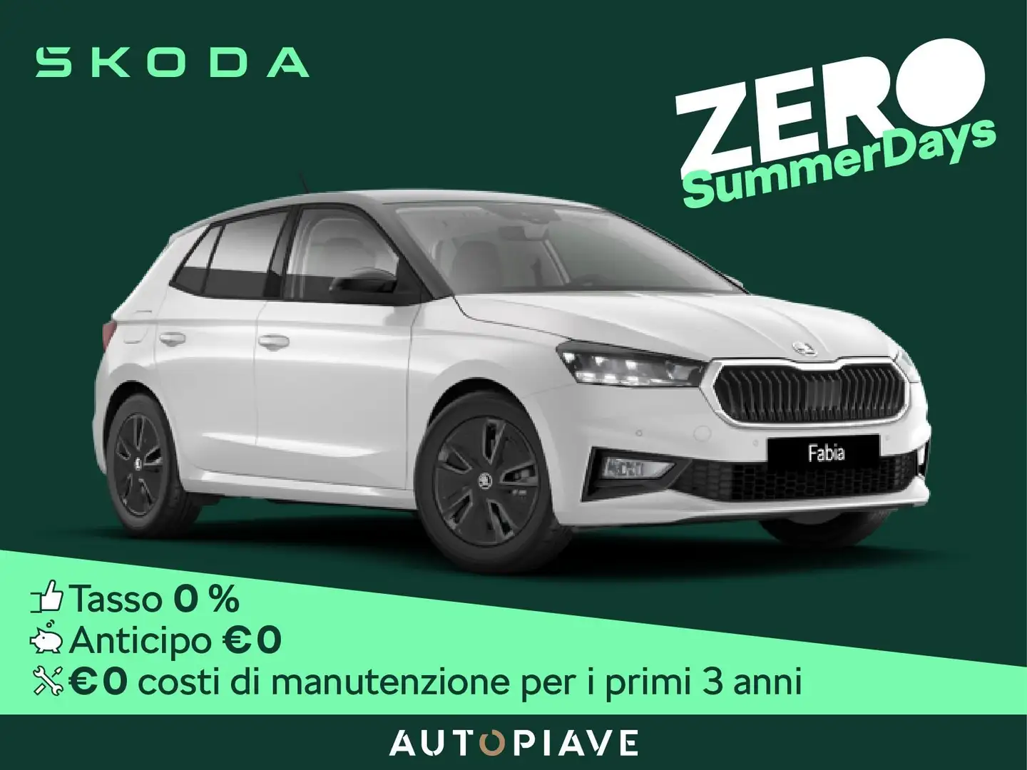 Skoda Fabia 1.0 TSI EVO DSG 115 CV 130 Edition Bianco - 1