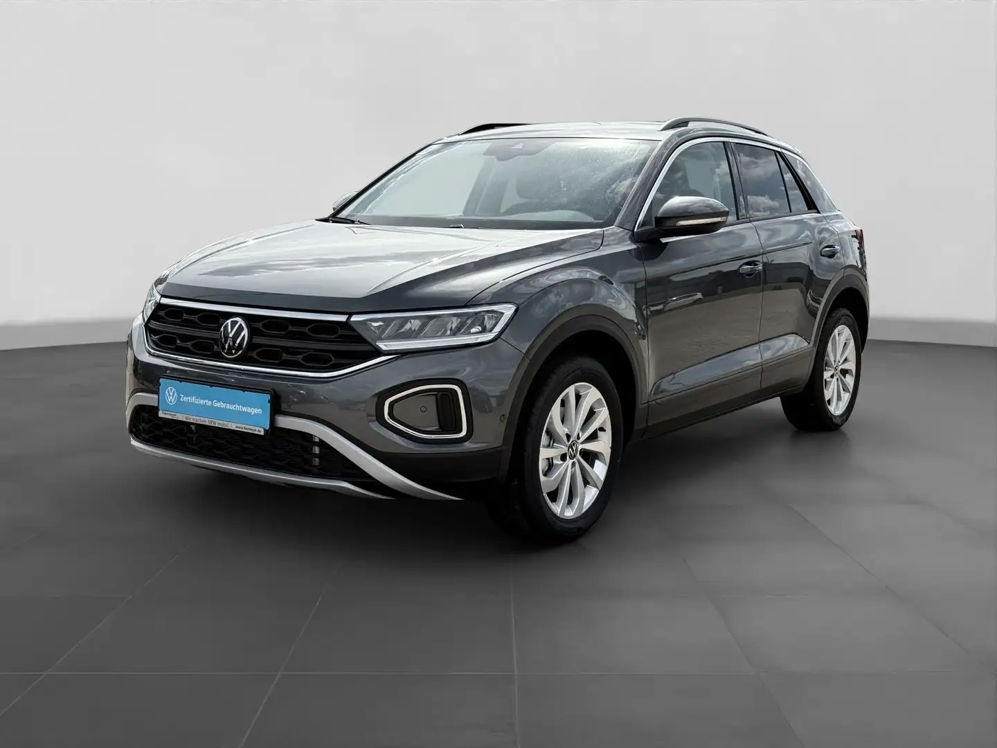 Volkswagen T-Roc 1.5 TSI DSG LIFE LM17 KAMERA SITZHZ ACC Grijs - 2
