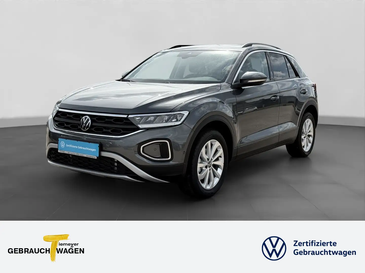 Volkswagen T-Roc 1.5 TSI DSG LIFE LM17 KAMERA SITZHZ ACC Grijs - 1