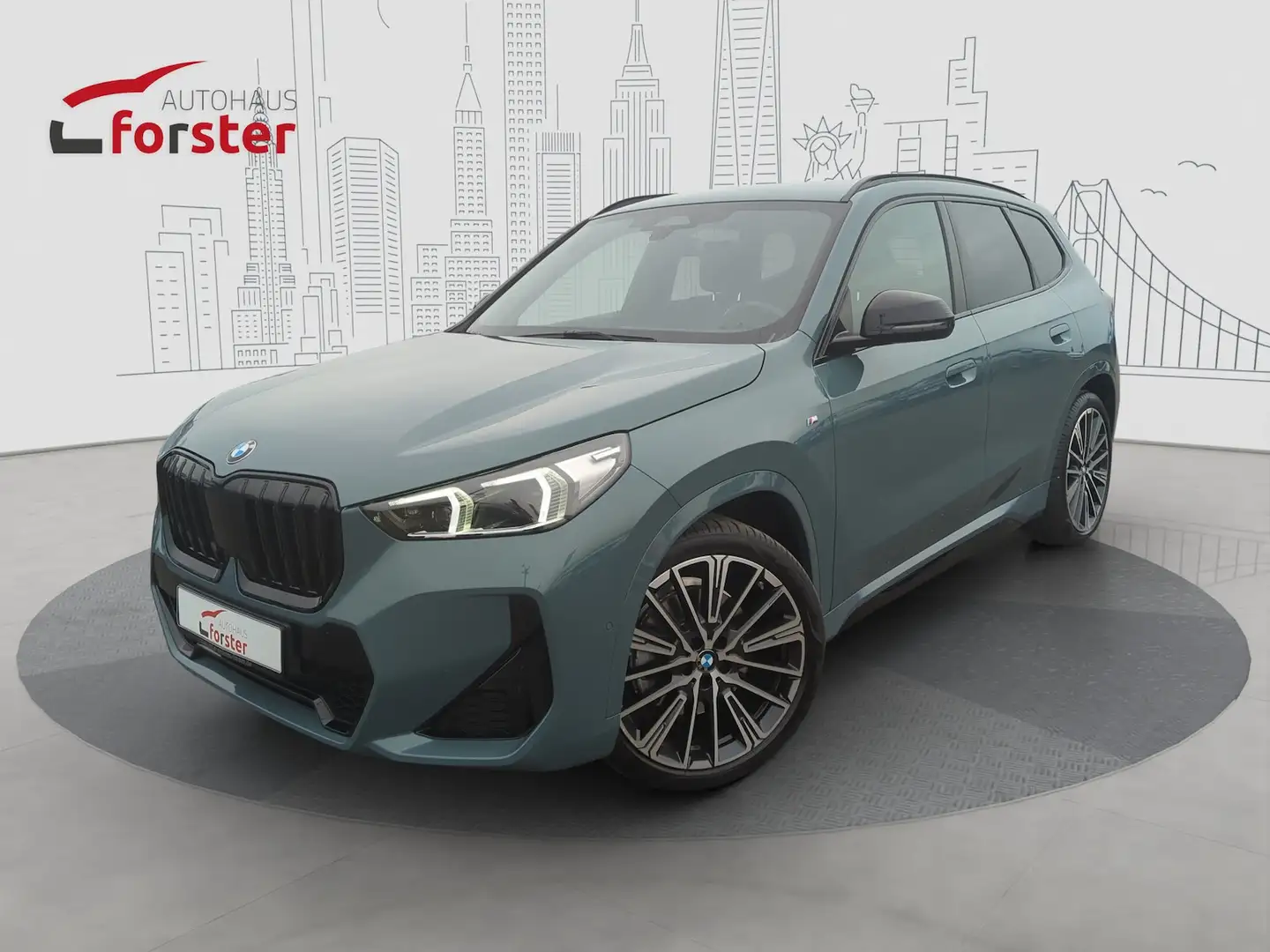 BMW X1 23d xDrive M Sport AHK ACC Lenkradh. SHZ Grün - 1
