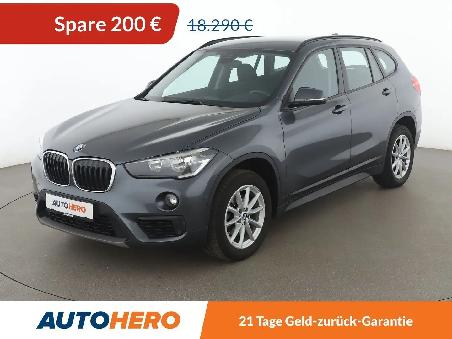 BMW X1 sDrive 18d Advantage*NAVI*PDC*TEMPO* Grau - 1