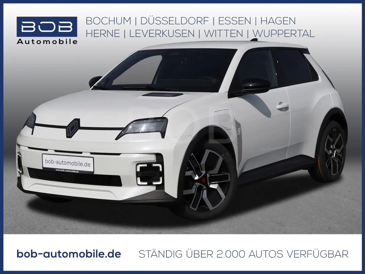 Renault R 5 E-Tech Techno 120 Urban Range SHZ PDC RFK Blanc - 1