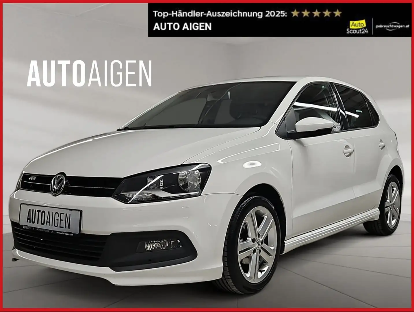 Volkswagen Polo 1,2 * R-LINE * 4SPORTS * KLIMA * ab € 89,- p.M. Weiß - 1